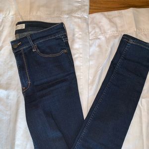 Dark wash skinny jeans | A&F